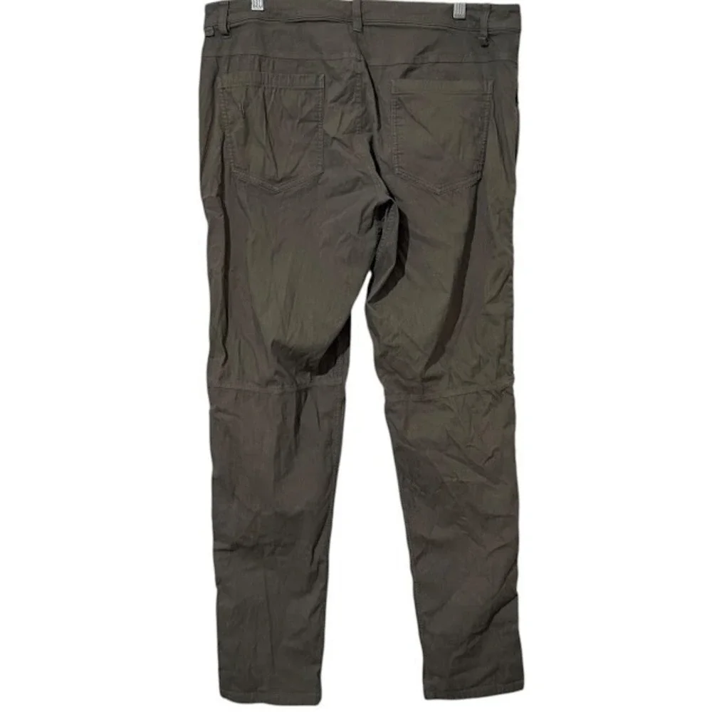 lululemon Khaki Green ABC VersaTwill Stretch Cotton‎ Chino Pants Mens 34 x 32 - Picture 2 of 5